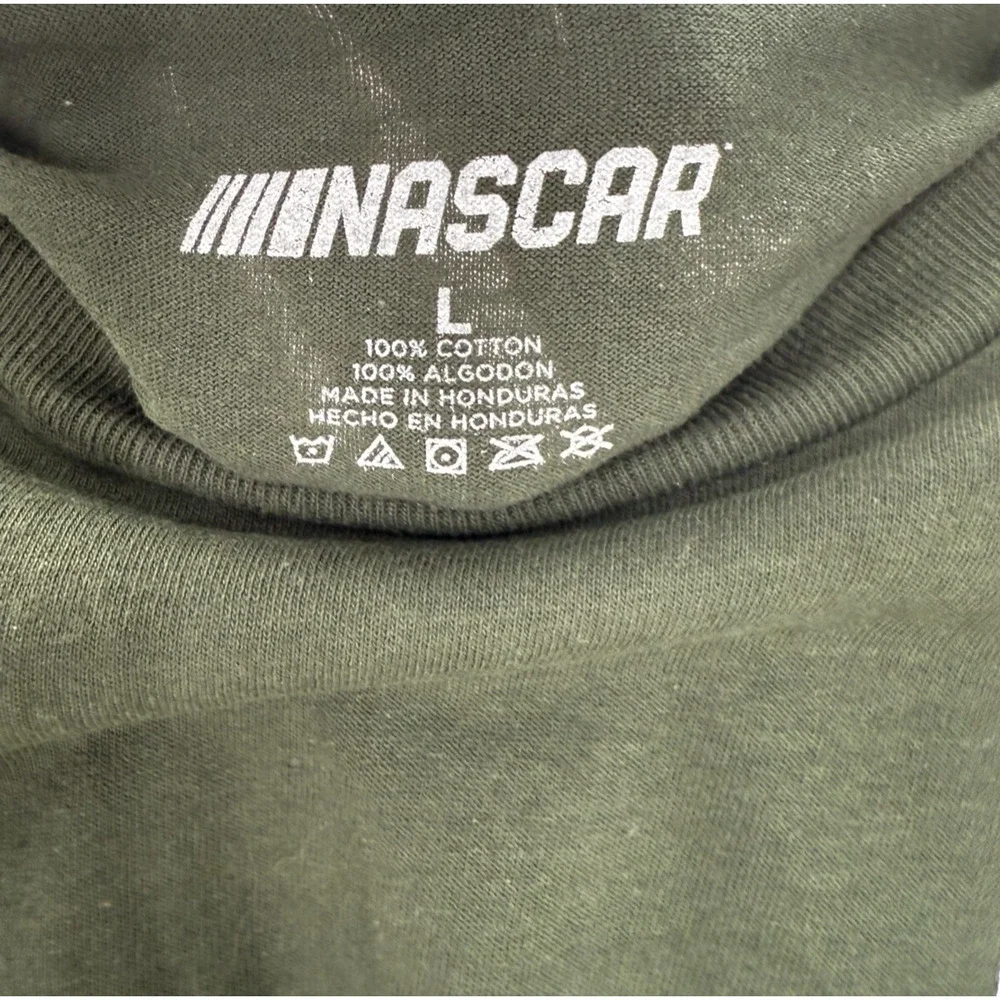 Iowa 350 Shirt NASCAR Inaugural Race Logo T Shirt Size Large Tee Green New - Picture 6 of 8